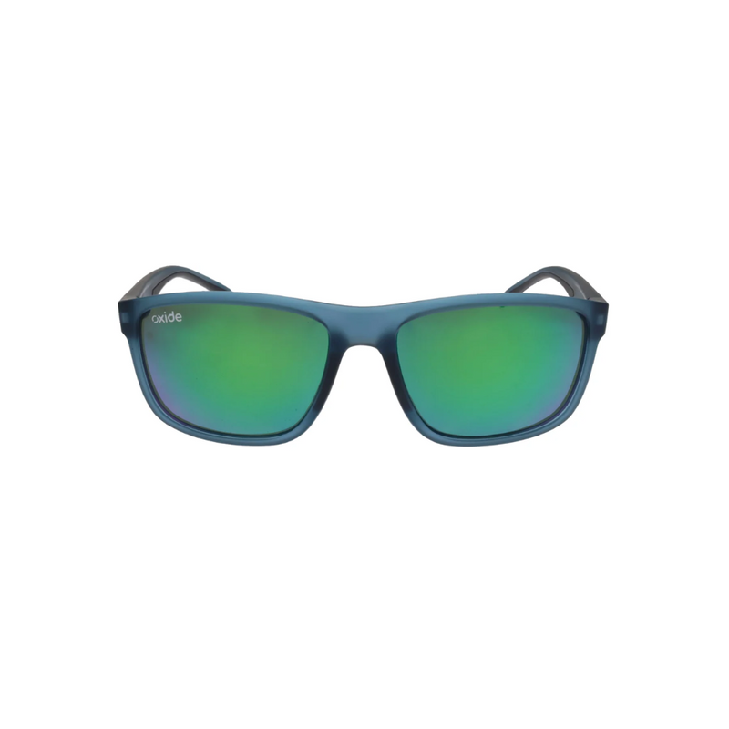 Load image into Gallery viewer, OXIDE EYEWEAR ECLIPSE MATT BLUE [LENS:GREEN MIRROR]
