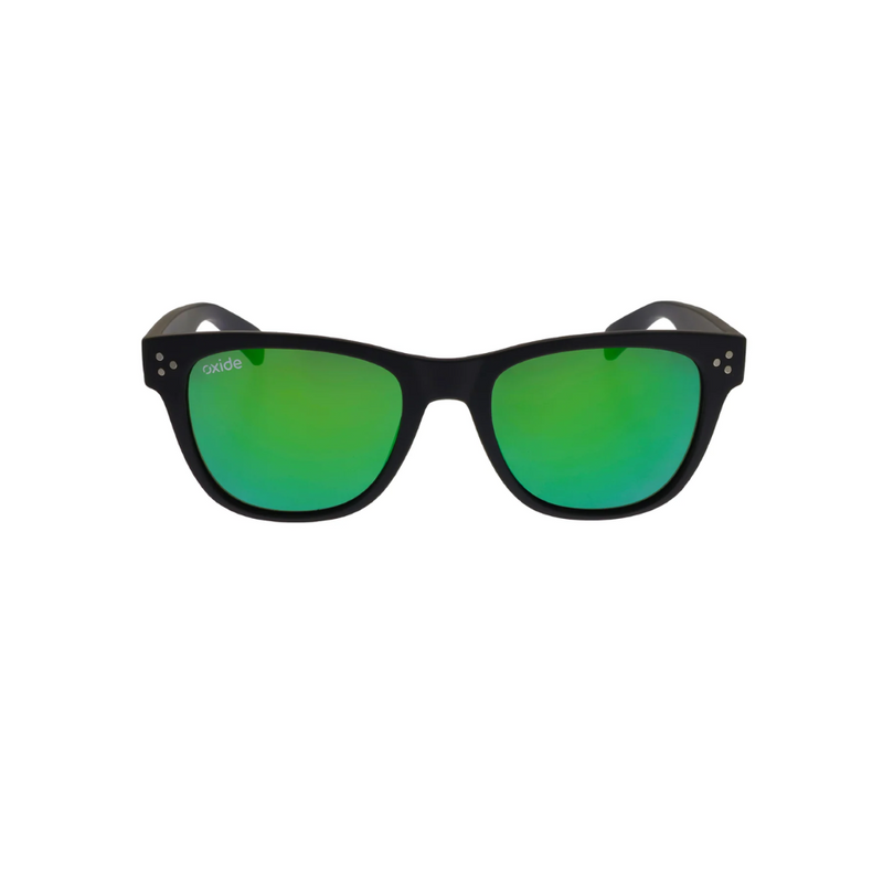 Load image into Gallery viewer, OXIDE EYEWEAR HORIZON MATT BLACK [LENS:GREEN MIRROR]
