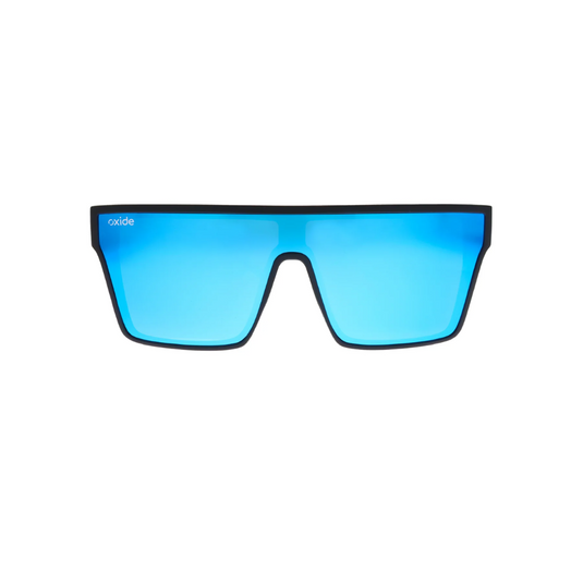 OXIDE EYEWEAR NOVA MATT BLACK [LENS:BLUE MIRROR]