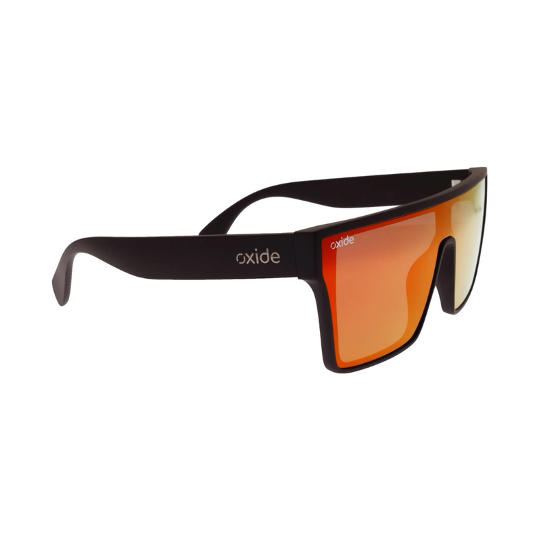 Load image into Gallery viewer, OXIDE EYEWEAR NOVA MATT BLACK [LENS:RED MIRROR]
