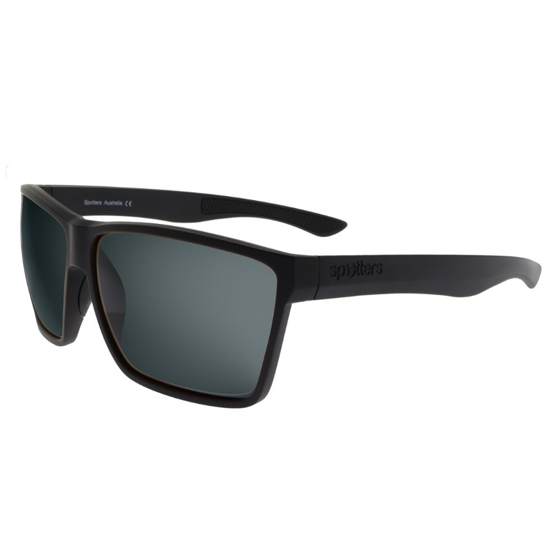 Load image into Gallery viewer, SPOTTERS SUNGLASSES VILLAIN MATT BLACK [LENS:CARBON]
