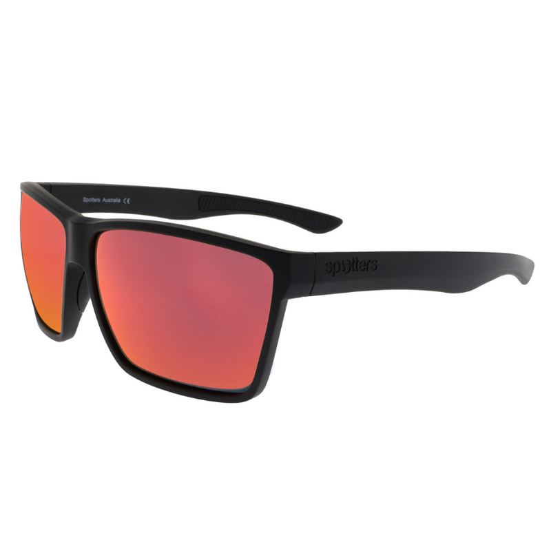 Load image into Gallery viewer, SPOTTERS SUNGLASSES VILLAIN MATT BLACK [LENS:IGNITE]
