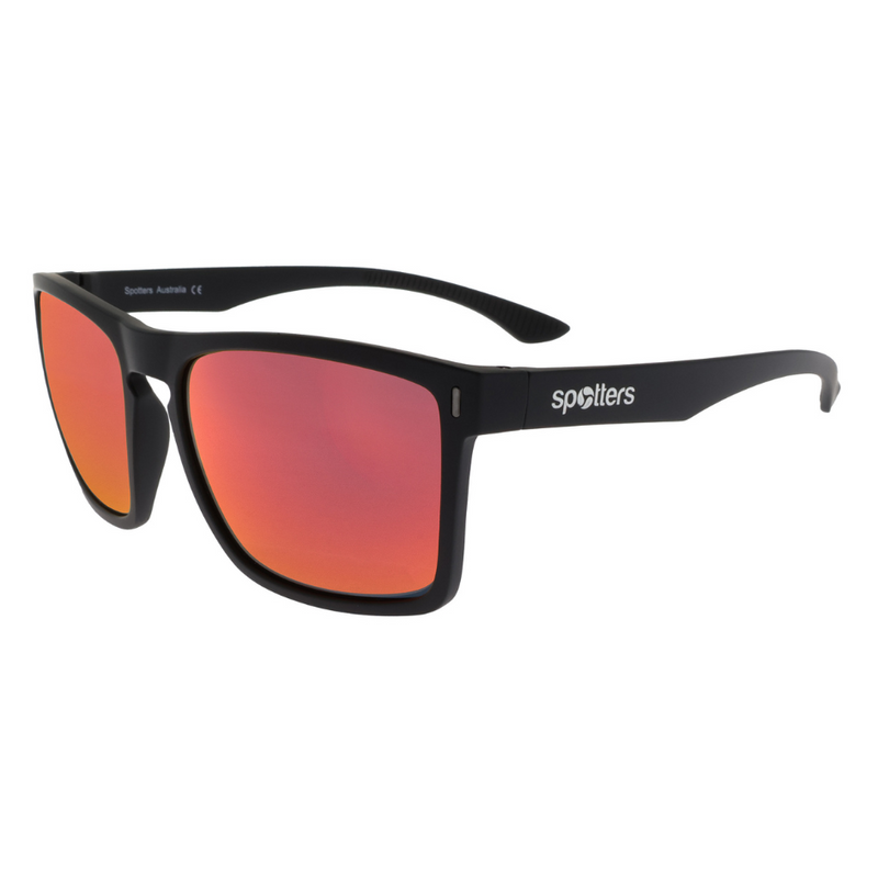 Load image into Gallery viewer, SPOTTERS SUNGLASSES PHANTOM MATT BLACK [LENS:IGNITE]
