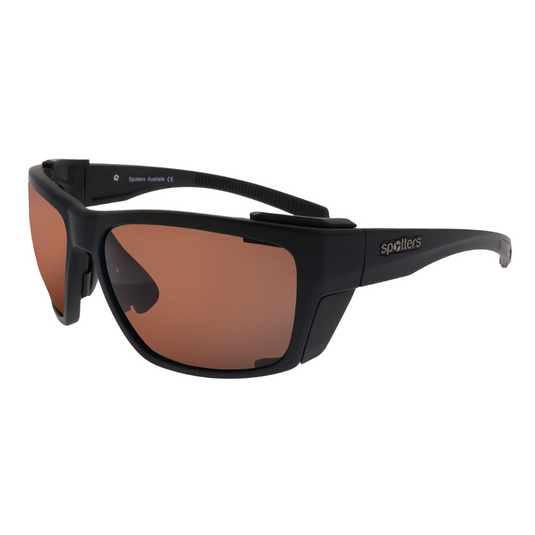 SPOTTERS SUNGLASSES RENEGADE MATT BLACK [LENS:HALIDE]