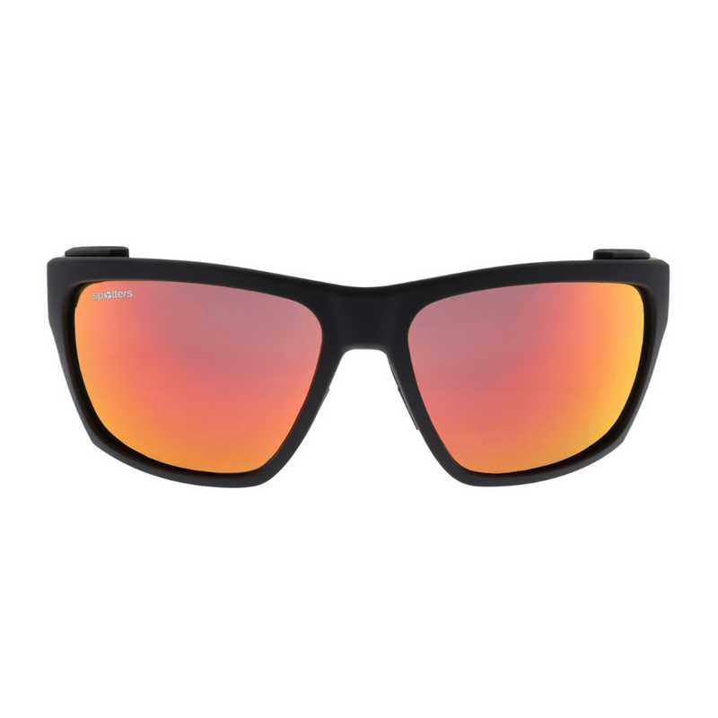 Load image into Gallery viewer, SPOTTERS SUNGLASSES RENEGADE MATT BLACK [LENS:IGNITE]
