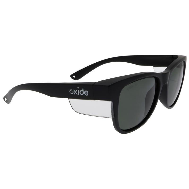 Load image into Gallery viewer, OXIDE SAFETY QUAKE MATT BLACK [LENS:GREY]
