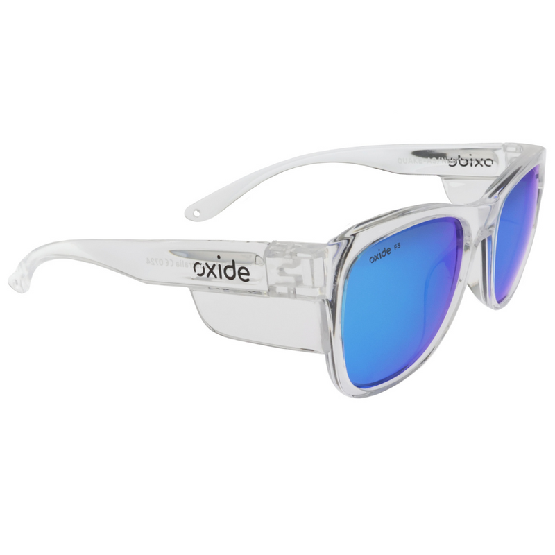 Load image into Gallery viewer, OXIDE SAFETY QUAKE CLEAR [LENS:BLUE MIRROR]
