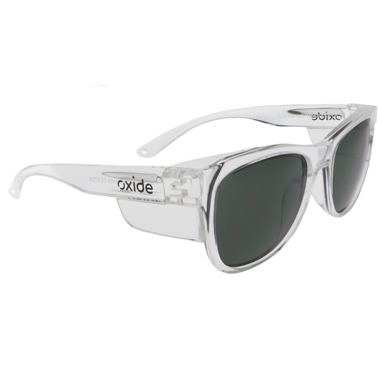 OXIDE SAFETY QUAKE CLEAR [LENS:GREY]