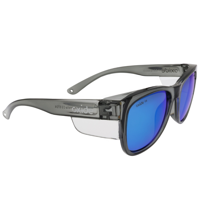 Load image into Gallery viewer, OXIDE SAFETY QUAKE GREY [LENS:BLUE MIRROR]
