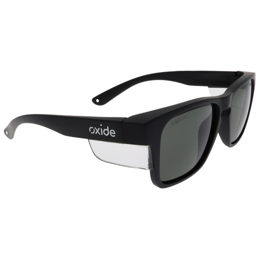 OXIDE SAFETY FROST MATT BLACK [LENS:GREY]