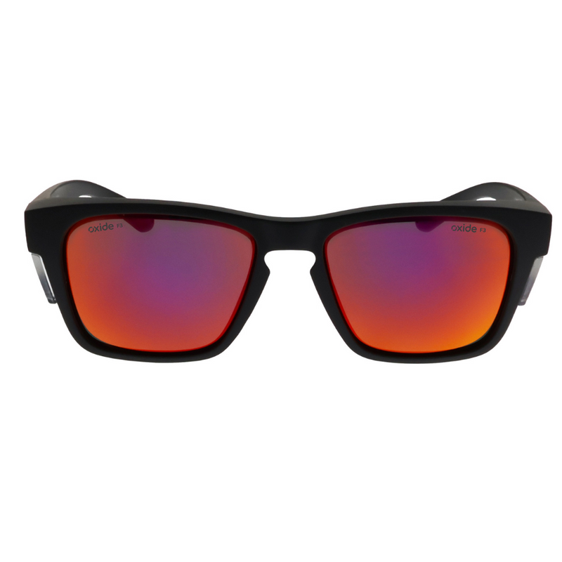 Load image into Gallery viewer, OXIDE SAFETY FROST MATT BLACK [LENS:RED MIRROR]
