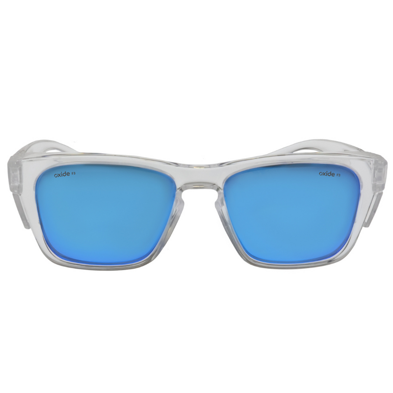 Load image into Gallery viewer, OXIDE SAFETY FROST CLEAR [LENS:BLUE MIRROR]
