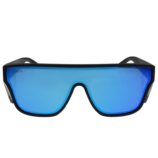 OXIDE SAFETY INFERNO MATT BLACK [LENS:BLUE MIRROR]
