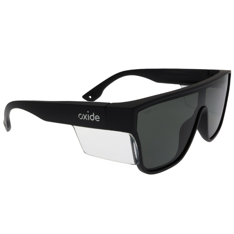 Load image into Gallery viewer, OXIDE SAFETY INFERNO MATT BLACK [LENS:GREY]

