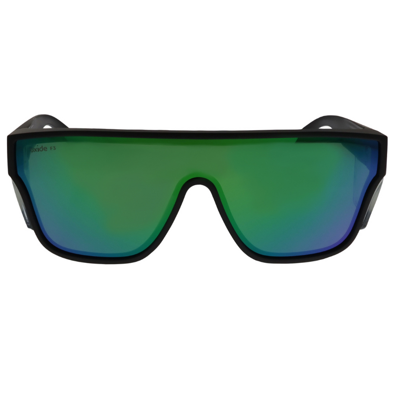 Load image into Gallery viewer, OXIDE SAFETY INFERNO MATT BLACK [LENS:GREEN MIRROR]
