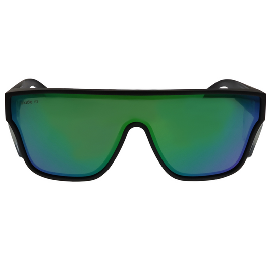 OXIDE SAFETY INFERNO MATT BLACK [LENS:GREEN MIRROR]