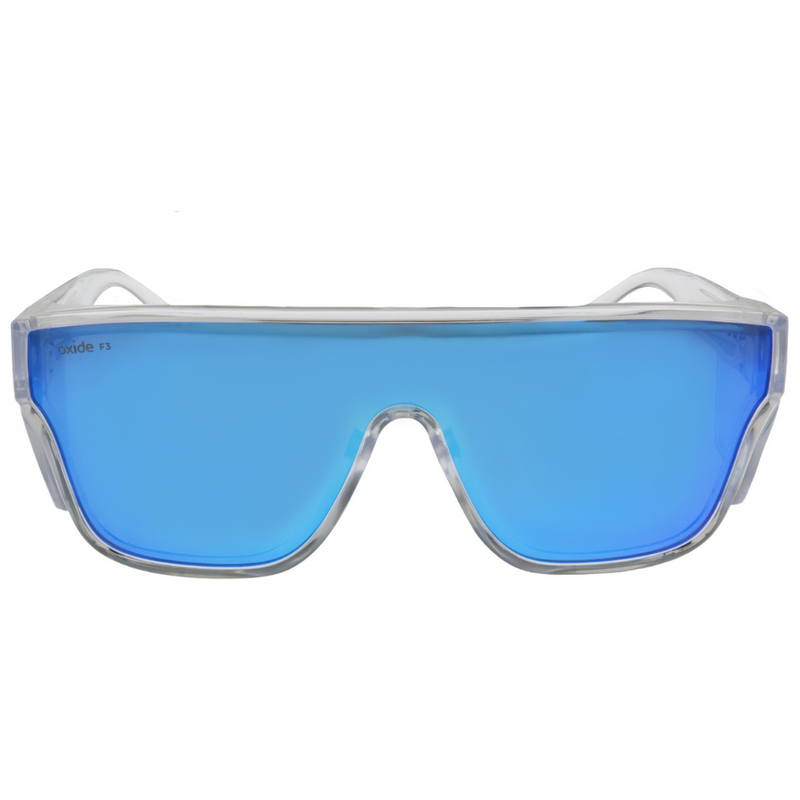 Load image into Gallery viewer, OXIDE SAFETY INFERNO CLEAR [LENS:BLUE MIRROR]
