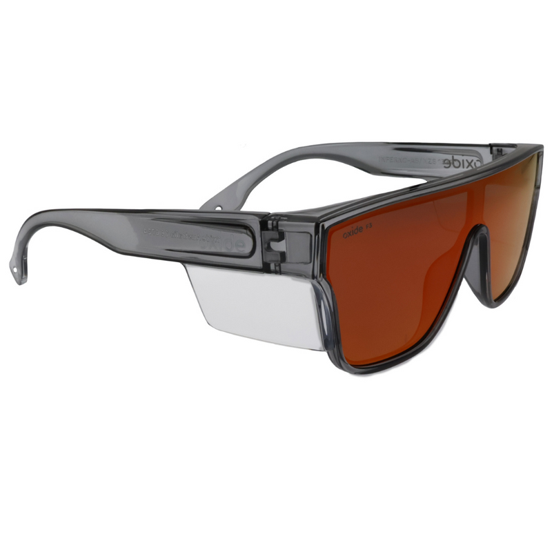 Load image into Gallery viewer, OXIDE SAFETY INFERNO GREY [LENS:RED MIRROR]
