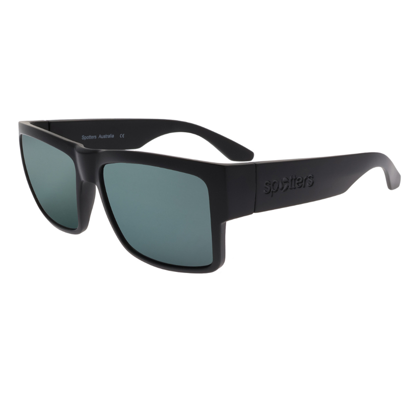 Load image into Gallery viewer, SPOTTERS SUNGLASSES STRIKER MATT BLACK [LENS:CARBON]

