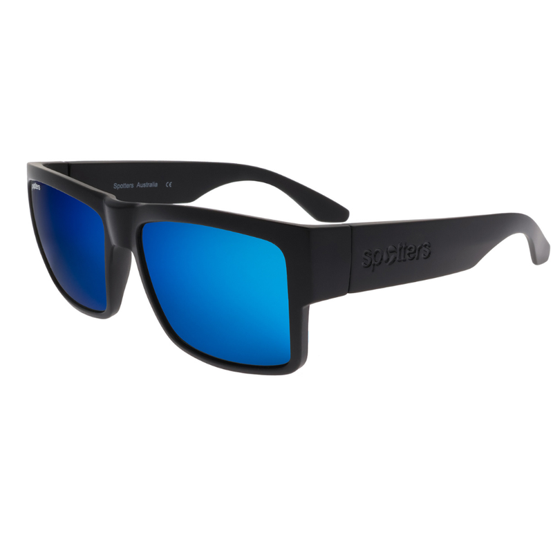 Load image into Gallery viewer, SPOTTERS SUNGLASSES STRIKER MATT BLACK [LENS:ICE]
