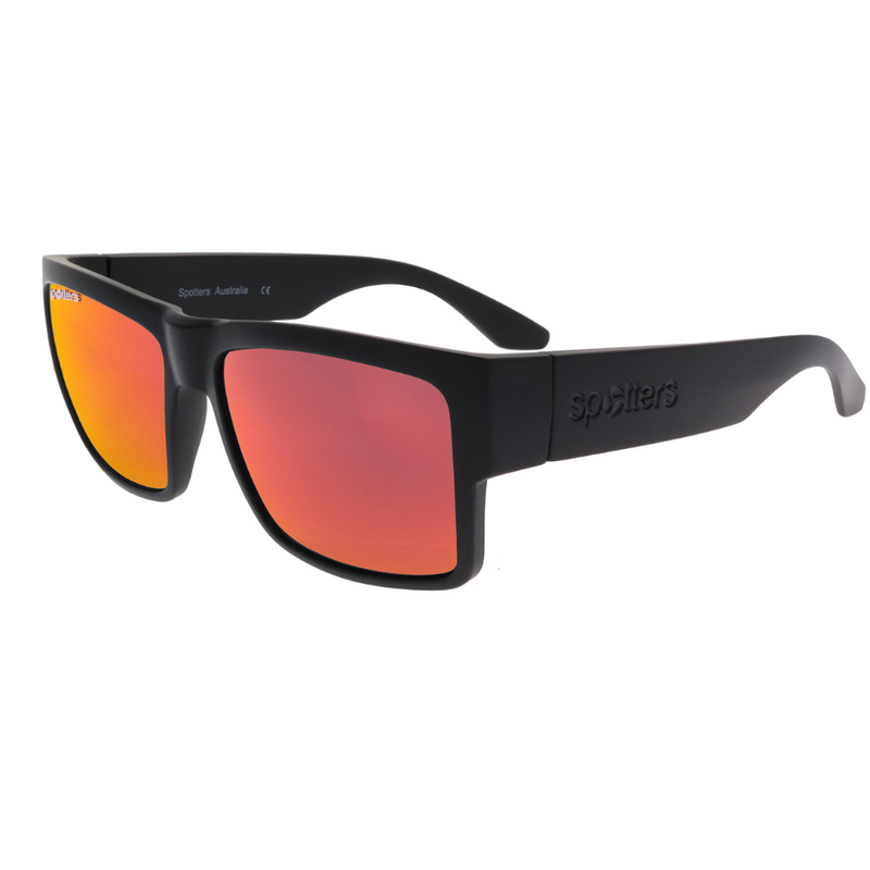 Load image into Gallery viewer, SPOTTERS SUNGLASSES STRIKER MATT BLACK [LENS:IGNITE]

