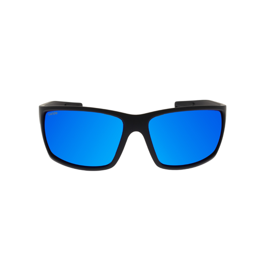 OXIDE EYEWEAR TITAN MATT BLACK [LENS:BLUE MIRROR]