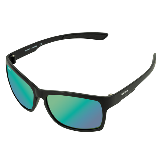 SPOTTERS SUNGLASSES SAVAGE MATT BLACK [LENS:HELIX]