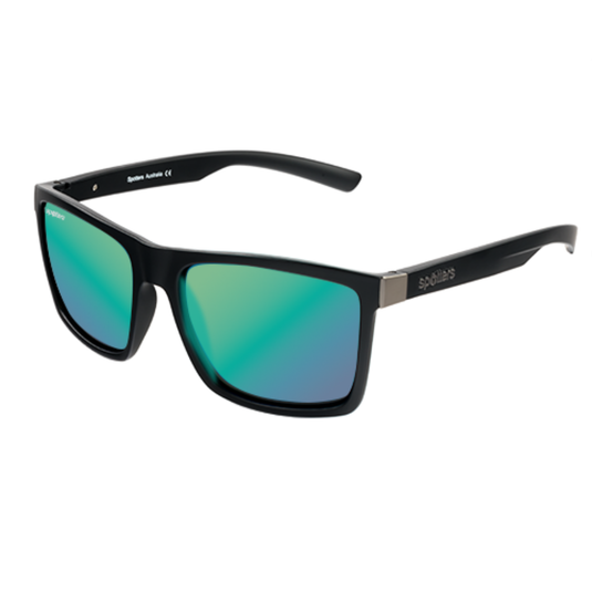 SPOTTERS SUNGLASSES RIOT MATT BLACK [LENS:HELIX]