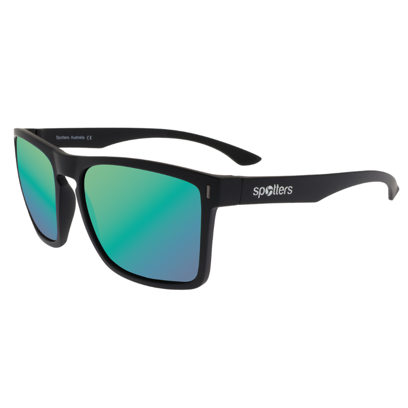 Load image into Gallery viewer, SPOTTERS SUNGLASSES PHANTOM MATT BLACK [LENS:HELIX]
