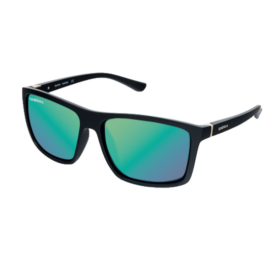 SPOTTERS SUNGLASSES GRAYSON MATT BLACK [LENS:HELIX]