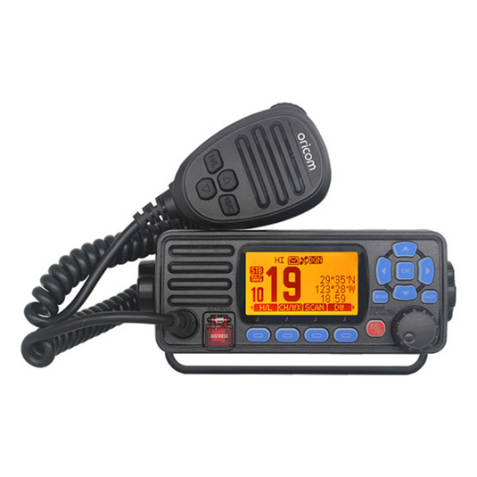 ORICOM MX100G VHF DSC FIXED MOUNT MARINE RADIO WITH GPS RECEIVER