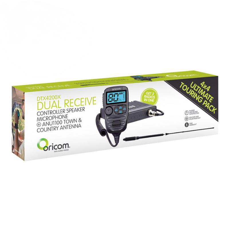 Load image into Gallery viewer, ORICOM DTX4200X IP54 DUAL RECEIVE ULTIMATE 4X4 TOURING PACK

