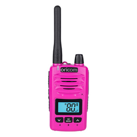 ORICOM DTX600 PINK WATERPROOF IP67 5 WATT HANDHELD UJF CB RADIO