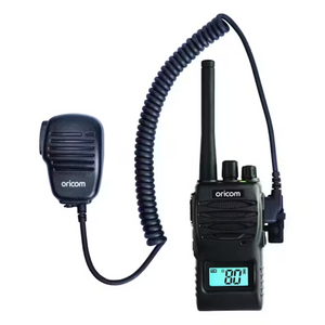 ORICOM UHF5400 5 WATT HANDHELD UHF CB RADIO WITH SPEAKER MICROPHONE