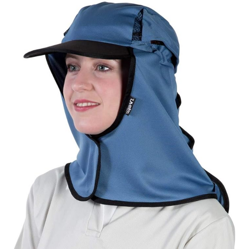 Load image into Gallery viewer, UVETO KALAHARI HAT MICRO MESH [CLR:ATLANTIC BLUE]
