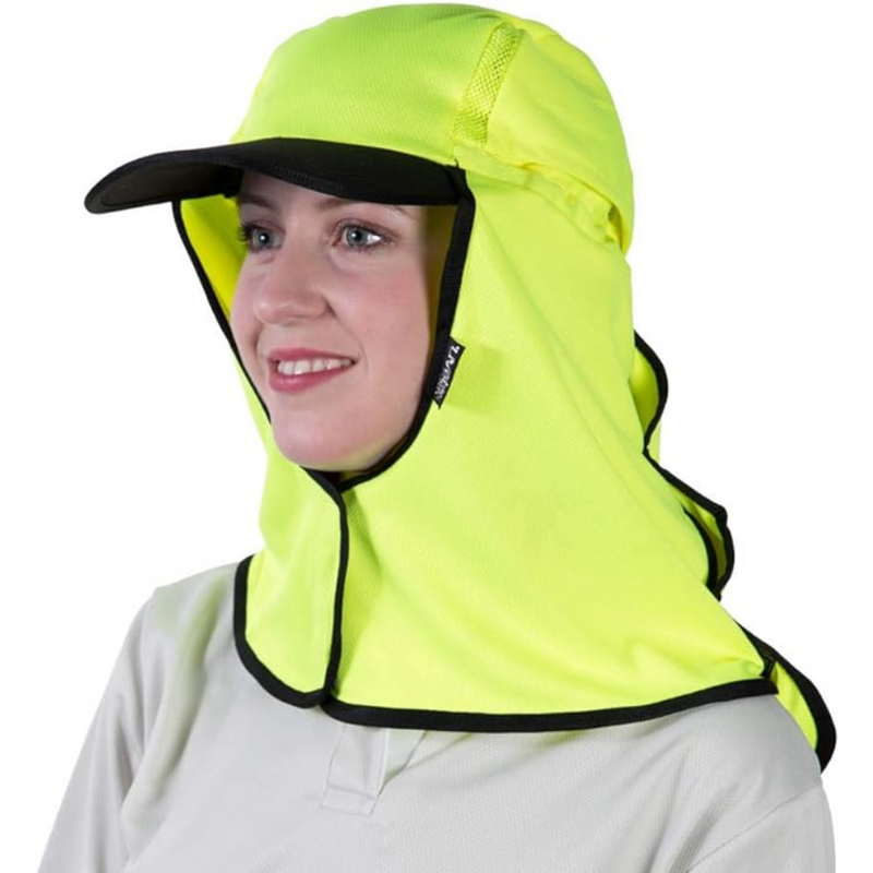Load image into Gallery viewer, UVETO KALAHARI HAT MICRO MESH [CLR:HI VIS YELLOW]
