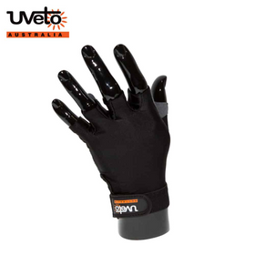 UVETO SUN SAFE GLOVES [CLR:BLACK SZ:X-LARGE]