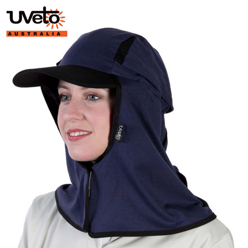 Load image into Gallery viewer, UVETO KALA HAT MICRO MESH [CLR:NAVY]
