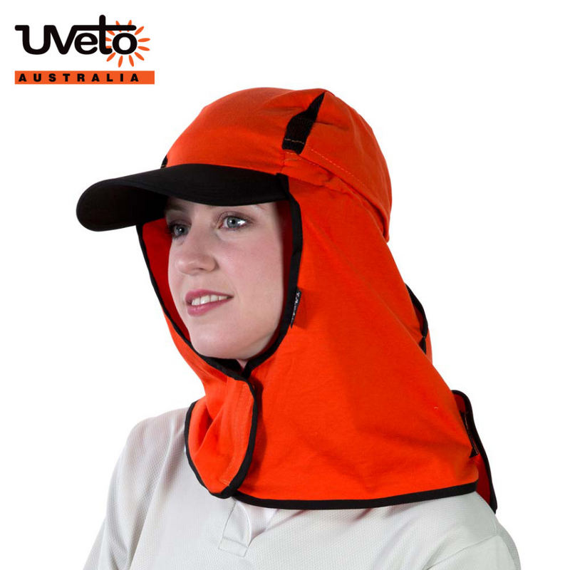 Load image into Gallery viewer, UVETO KALA HAT MICRO MESH [CLR:HI VIS ORANGE]
