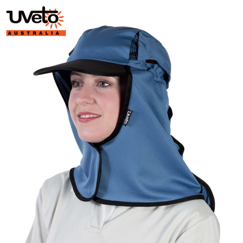Load image into Gallery viewer, UVETO KALA HAT MICRO MESH [CLR:ATLANTIC BLUE]
