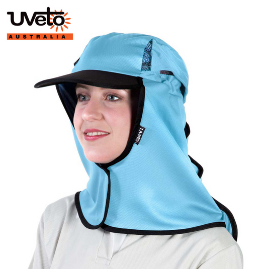 UVETO KALAHARI HAT MICRO MESH [CLR:AQUA]