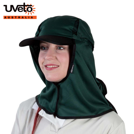 UVETO KALA HAT MICRO MESH [CLR:BOTTLE GREEN]
