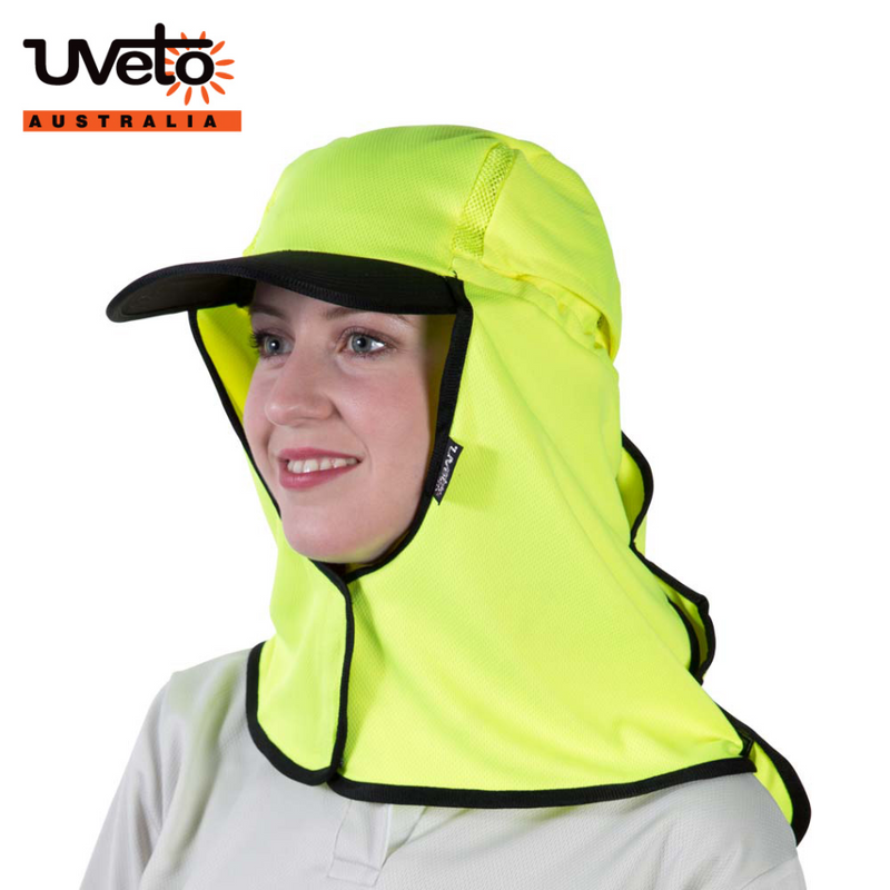 Load image into Gallery viewer, UVETO KALA HAT MICRO MESH [CLR:HI VIS YELLOW]
