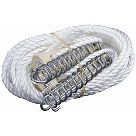 SUPEX GUY ROPE KIT DOUBLE 6MM ROPE WITH WOOD & SPRING