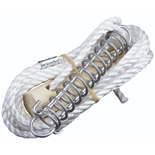 SUPEX GUY ROPE KIT DOUBLE 6MM ROPE WITH WOOD & SPRING