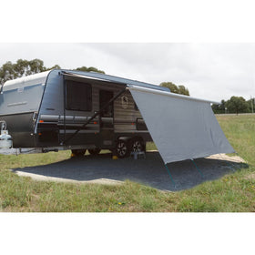 SUPEX CARAVAN PRIVACY SCREEN SILVER [SZ:1800MM X 4600MM]