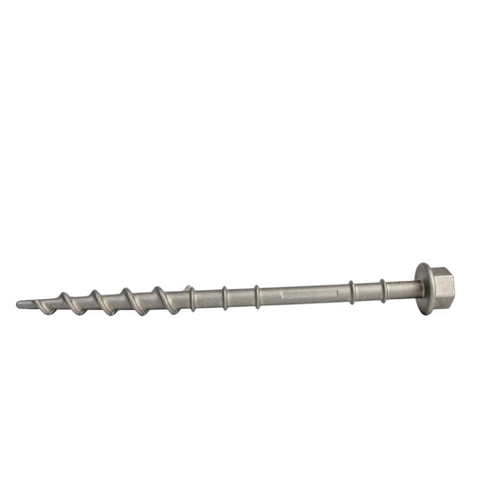 SUPEX MEDIUM ALLOY SCREW IN PEGS 4 PACK WITH GUY ROPE CLIP