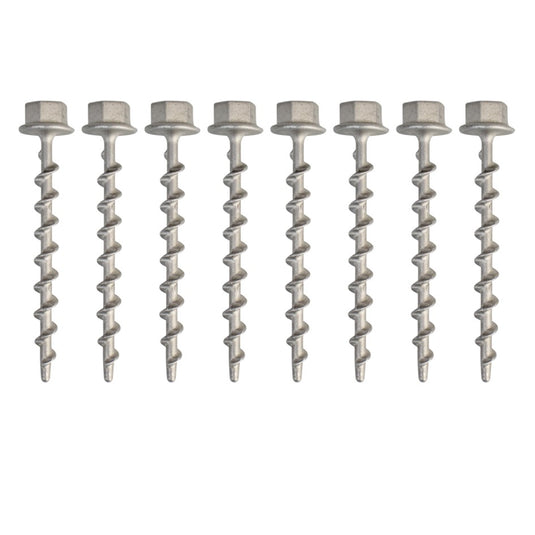 SUPEX SMALL ALLOY SCREW IN PEGS 8 PACK