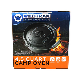 WILDTRAK CAMP OVEN CAST IRON 4.5 QUART