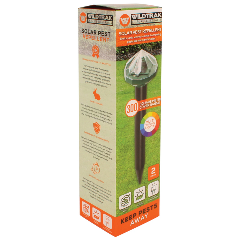 Load image into Gallery viewer, WILDTRAK CREEPY CRAWLEY REPELLER  2PK ULTRASONIC WITH LED LIGHT
